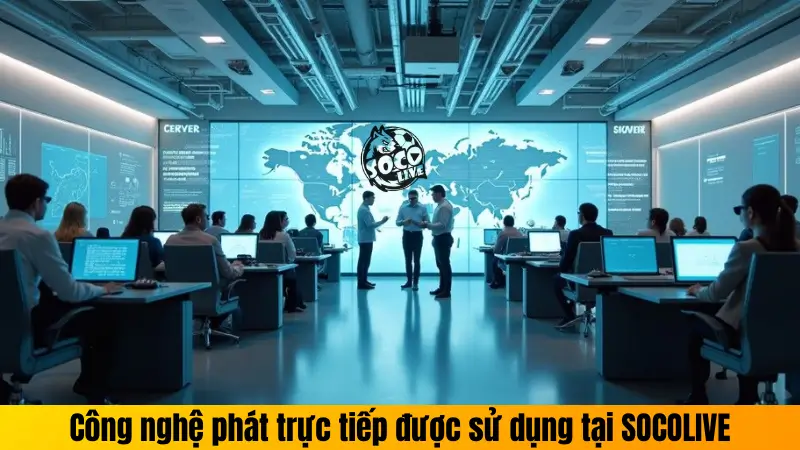 Công nghệ phát trực tiếp được sử dụng tại SOCOLIVE